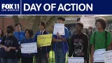 Culver City teachers, students rally for safe schools