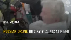 Footage shows the first minutes after Russian drone hits Kyiv clinic | Military Mind