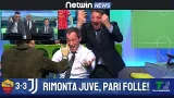 GOL ROMA JUVE 3- 3: GATTI ACCIUFFA IL PARI NEL FINALE, PARTITA PAZZA ALL'OLIMPICO!