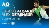 VÍDEO RESUMEN | NUNCA has visto a CARLOS ALCARAZ así ? | #AO2026 #AusOpen