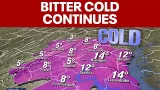 Arctic cold locks snow and ice in place across the DMV