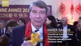 Vœux de Xavier Darcos depuis Chantilly pour les téléspectateurs chinois