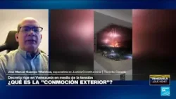 ¿Qué significa el decreto de conmoción exterior en Venezuela y qué implica? • FRANCE 24