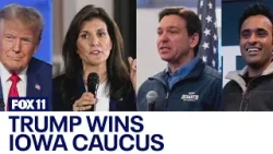 Trump wins Iowa caucus