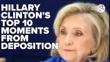 Hillary Clinton's top 10 moments during Epstein deposition Hillary Clinton's top 10 moments during Epstein deposition