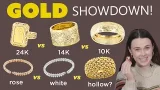 24K Gold vs 14K vs...Hollow??? Durability Test & More!