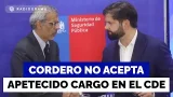 Ministro Cordero declina oferta del presidente Boric para asumir apetecido cargo en el CDE