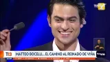 Matteo Bocelli se refiere a su paso por Viña 2026 y el consejo que le dio su padre Matteo Bocelli se refiere a su paso por Viña 2026 y el consejo que le dio su padre