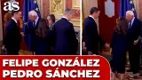 ASÍ ha sido el TENSO SALUDO entre PEDRO SÁNCHEZ y FELIPE GONZÁLEZ en el CONGRESO