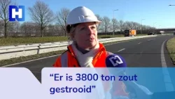 Acht grote stukken asfalt met diepe gaten aangepakt op de N201