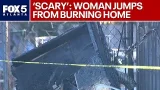 Woman jumps from window to escape Forest Park blaze | FOX 5 News Woman jumps from window to escape Forest Park blaze | FOX 5 News