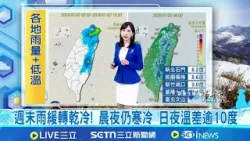 明雨緩轉乾冷! 輻射冷卻加劇 晨夜感受寒冷 挑戰入冬首"寒流" 下週二來襲 低溫再探7度↓ 合歡山新年首場雪報到! 武嶺變"銀白世界"│氣象主播陳宥蓉│三立準氣象20260102│三立新聞台