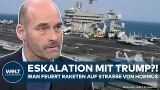 IRAN: Donnerschlag! Mullahs feuern Raketen auf Straße von Hormus! Was macht Trump?