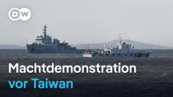 David gegen Goliath: Taipeh empört über Chinas Militärübung | DW News David gegen Goliath: Taipeh empört über Chinas Militärübung | DW News