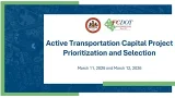 Active Transportation Capital Project Prioritization and Selection – Public Meeting (March 11, 2026)