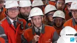 Macron visits steel mill as ArcelorMital confirms €1.3 bn low-carbon furnace project • FRANCE 24 Macron visits steel mill as ArcelorMital confirms €1.3 bn low-carbon furnace project • FRANCE 24