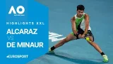 Carlos Alcaraz - Alex de Minaur | Highlights XXL deutsch | Viertelfinale | Australian Open 2026