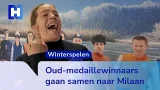 Oud-medaillewinnaars vertrekken samen naar de Winterspelen in Milaan