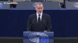 El discurso de Felipe VI ante la Eurocámara agradecido por el cariño tras el accidente El discurso de Felipe VI ante la Eurocámara agradecido por el cariño tras el accidente