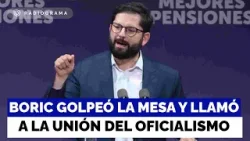 Tras quiebre oficialista: Pdte. Boric golpeó la mesa y llamó a la unión del progresismo