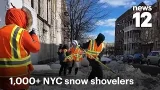 Более 1000 человек в Нью-Йорке записались на экстренную помощь по уборке снега | News 12