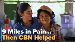 13-летний подросток проехал 9 миль до школы, испытывая боль, — и CBN помогла изменить его жизнь.