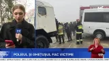 Ghețușul face victime: cinci răniți într-un accident la Ulmu