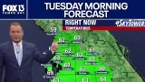 Tampa weather | Tuesday morning forecast Tampa weather | Tuesday morning forecast