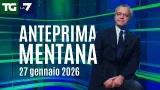 L'anteprima di Mentana del Tg La7 del 27 gennaio 2025