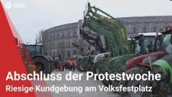 Abschluss der Protestwoche: Riesige Kundgebung am Volksfestplatz