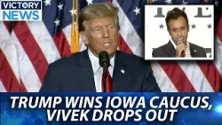 Victory News: Trump Wins Iowa Caucus, Vivek Drops Out