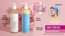 SKINN Non-Negotiables AM & PM Cleansing Duo!