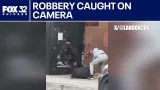 Robbery caught on camera in Fulton Market