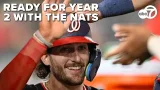 Washington Nationals outfielder Dylan Crews gets ready for second major league season