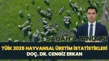 TÜİK 2025 HAYVANSAL ÜRETİM İSTATİSTİKLERİ I SABAH AJANDASI - DOÇ. DR. CENGİZ ERKAN