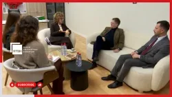 Ambasadori Nicholas Abbott vizitë në RTSH, takim me drejtoreshën Eni Vasili