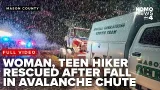 Woman, teen hiker rescued after fall in avalanche chute at Olympic National Park