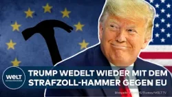 GRÖNLAND-KRISE: Trump wedelt wieder mit dem Zoll-Hammer! 25 % auf EU-Waren – auch für Deutschland