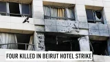 Four killed in Beirut hotel strike