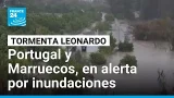 Portugal, Marruecos y España atraviesan intensas inundaciones por la tormenta Leonardo