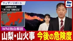 【独自解説】山梨・上野原市の山火事未だに延焼続く 今後の危険度予測