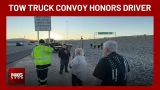 Las Vegas tow truck convoy honors driver killed on I-215 nearly five years ago