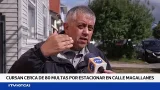 80 multas por estacionarse en calle Magallanes tras inicio de trabajos viales en Punta Arenas