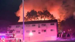 Dozens of San Antonio Fire Department units respond to Northwest Side apartment building fire
