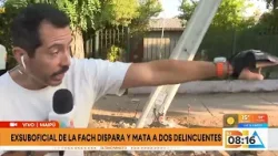 Exsuboficial de la FACH mató a 2 delincuentes que intentaron robarle el auto: Uno era menor de edad