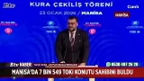 Manisa'da 7 Bin 549 TOKİ Konutu Sahibini Buldu