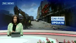 Gov Sanwo-Olu Visits Scene Of Lagos GNI Building Fire For Another Inspection