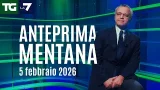 L'anteprima di Mentana del Tg La7 del 5 febbraio 2025