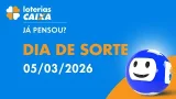 Resultado do Dia de Sorte - Concurso nº 1184 - 05/03/2026