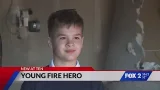 11-year-old boy saves family from fire